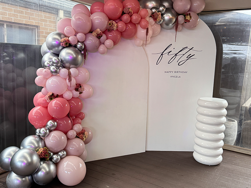 Balloon Garlands and Backdrops
