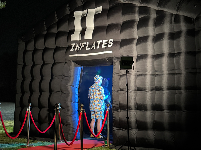 Inflatable Nightclub setup